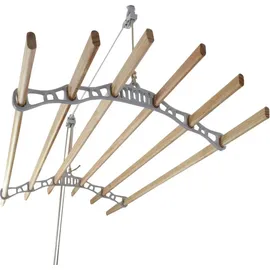 MonsterShop Deckentrockner 2,4 m weiß