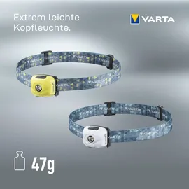 Varta Ultralight H30R white LED Stirnlampe akkubetrieben 100lm 18631101401