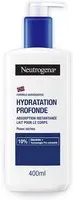 Neutrogena® Lait à absorption instantanée Hydratation Profonde 400 ml