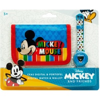 Disney Mickey Mouse Digital Uhr und Geldbörse Set