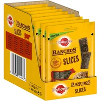 PEDIGREE Ranchos Slices – Weiche Hundesnacks mit Rind – Ideal für kleine und große Hunde – 8 x 60 g