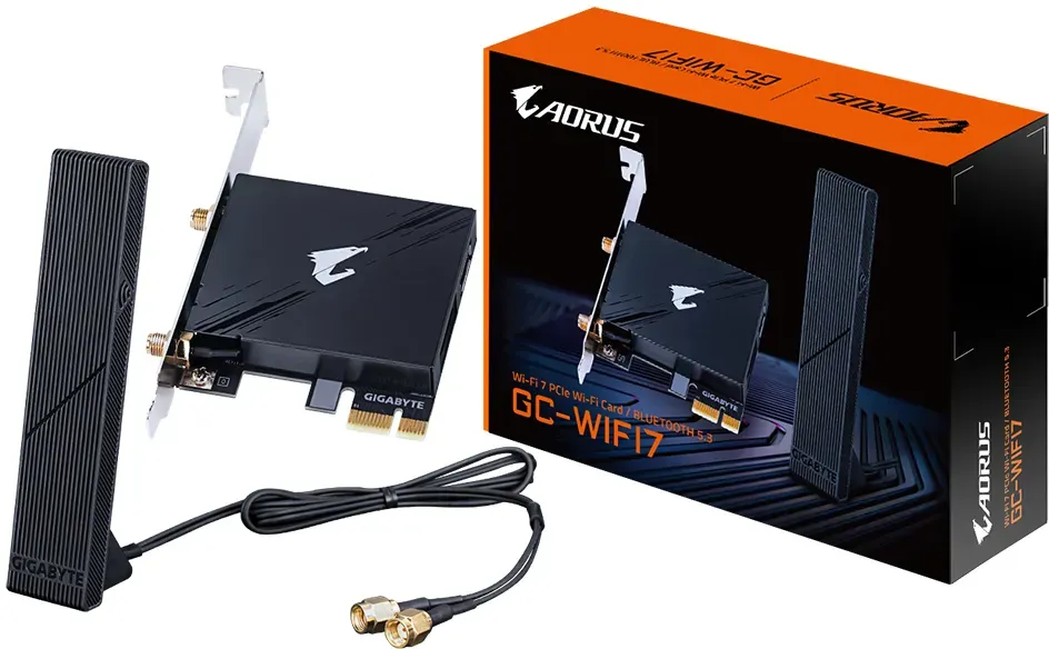 Gigabyte Aorus GC-WIFI7 - Netzwerkadapter - PCIe - 802.11ax