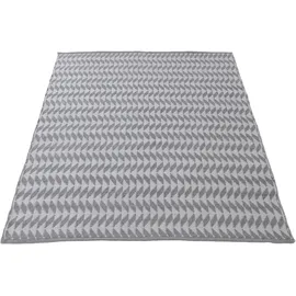 carpetfine Teppich CARPETFINE "Frida 203", grau, B:200cm H:7mm L:290cm, Polyester, Teppiche, Teppich, Wendeteppich, 100% recyceltem Material (PET), Flachgewebe, Sisal Optik