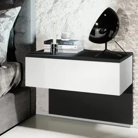 Vladon Nachtschrank Sleep 60 x 46 x 35 cm Weiß
