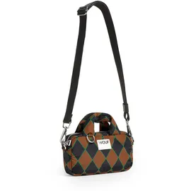 WOUF Studio Henkeltasche Polyester Brown/Black/White