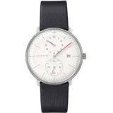 JUNGHANS 27/4493.02 max bill Regulator Bauhaus mit Lederband