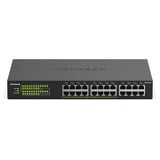 NETGEAR GS324P 24 Port Gigabit Ethernet LAN PoE Switch (mit 16x PoE+ 190W, Plug-and-Play Netzwerk Switch, Desktop oder 19 Zoll Rack-Montage, energieeffizient, robustes Metallgehäuse), schwarz