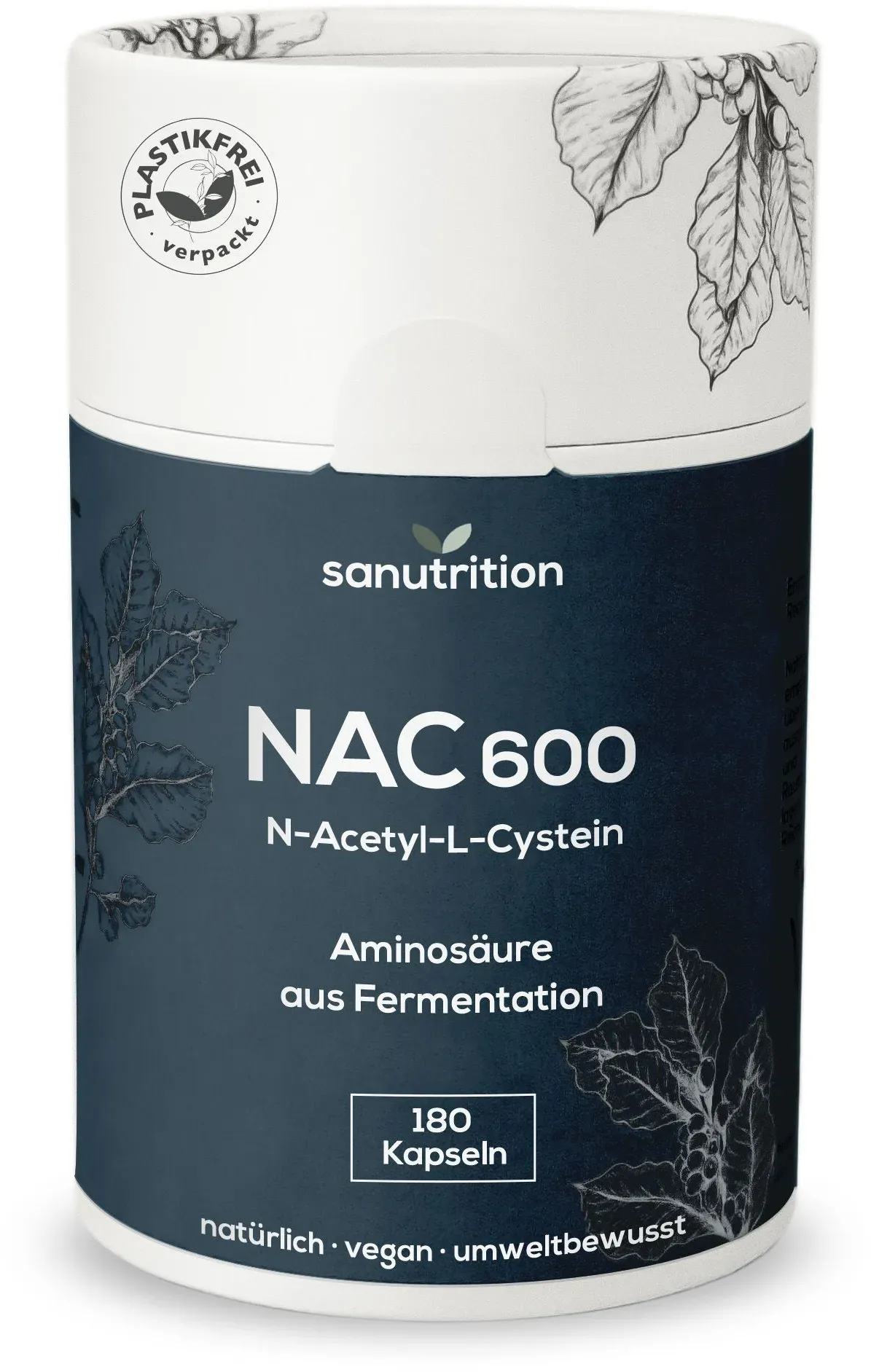 Sanutrition® - N-Acteyl-L-Cystein (Nac) 600 mg Kapseln 180 St