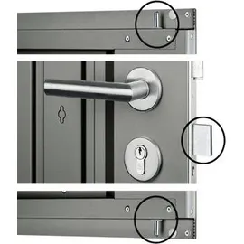 Biohort AvantGarde A7 quarzgrau-metallic Doppeltür