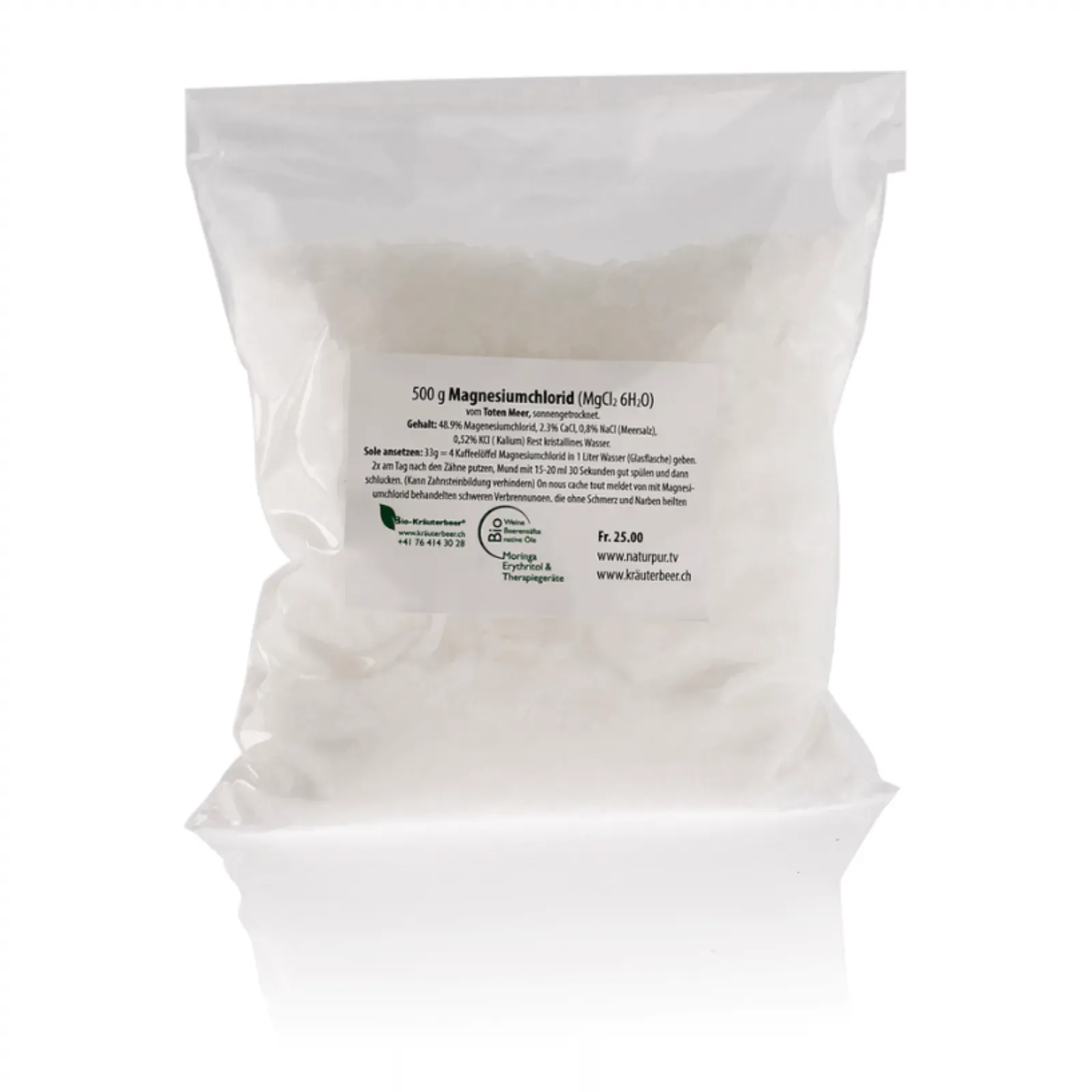 MagnesiumChlorid (1 kg = 2 x 500 g Beutel)