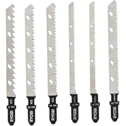 RYOBI 6-teiliges Stichsägeblatt-Set für Holz, Zubehör Stichsäge, Metall, Kunststoff