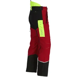KOX Schnittschutzhose Mistral 3.0 Rot/Gelb - 56