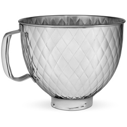 KitchenAid Edelstahlschüssel 4,8l gesteppt für KitchenAid Artisan 5KSM5SSBQB