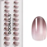 doonails Press ons Brownie Short Round Soft Gel – 30.0 Stück