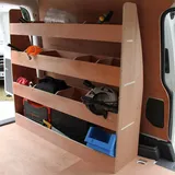 Monster Racking VW Caddy Transporter KFZ Fahrzeugeinrichtung Fahrzeugregale Fahrzeugausbau Lieferwagen Auto-Regal Regalsystem Werkstattwagen 22cm