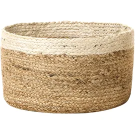 Beliani Aufbewahrungskorb 3er Set TAJORI 24 x 36 x 36 cm beige