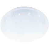 Eglo LED Ø 31 cm, Kristall Deckenleuchte, Badleuchte Decke, Badezimmer Lampe Sternenhimmel