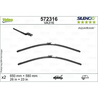 Valeo AquaBlade 572316, 580mm, vorne, 2 Stück
