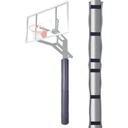 VEVOR Basketball Polster Wasserdichte Polsterung 180cm Schutzpolsterung Grau