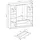 masseno Drehtürenschrank CATERINA 206 x 200 x 51 cm Schwarz