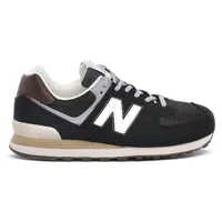 New Balance 574 Herren Black / Brown / Dark Silver Metallic 45