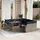 vidaXL Gartensofa-Set 9-tlg. grau