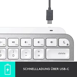 Logitech MX Keys Mini für Mac DE hellgrau