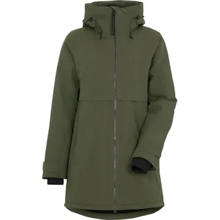 Didriksons Damen Helle 5 Parka (Größe S, gruen)