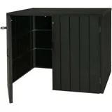 MCW Mülltonnenbox J28 117 x 142 cm grau