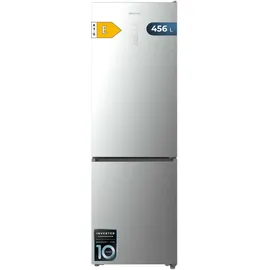 Cecotec Bolero CoolMarket Kühl-Gefrierkombination (456 l, 2010 mm hoch, Inox)