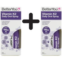 (50 ml, 855,09 EUR/1L) 2 x (BetterYou Vitamin K2 Oral Daily Oral Spray - 25 ml.