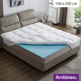 AMBINESS® Matratzen Topper Memory Foam Gel Kern| 7 Größen | 80x200cm - 180x200cm