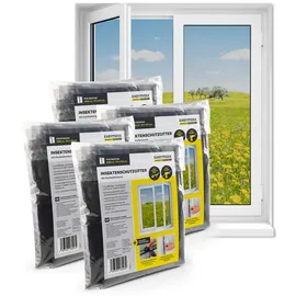 EasyMaxx Insektenschutz-Fensterrahmen 130 x 130 cm Weiß