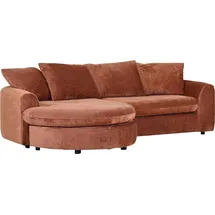 GUTMANN FACTORY Ecksofa TOBINA, 250 x 178 cm - Stoffbezug mit Kissen