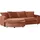 GUTMANN FACTORY Ecksofa TOBINA, 250 x 178 cm - Stoffbezug mit Kissen