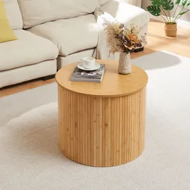 [en.casa] Ledepid Beige Bambus 48 x Ø60 cm