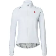 Castelli Damen Emergency 3 Rain Jacke (Größe L, weiss)