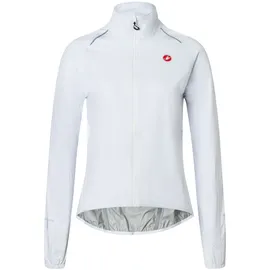 Castelli Damen Emergency 3 Rain Jacke (Größe L, weiss)