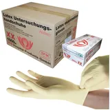 Sfm ® BIOLIMES : S Latexhandschuhe puderfrei texturiert weiß (1000)