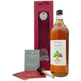 Habbel Haselnuss Likör 33% Vol (1,0l) Geschenkset mit Ausgießer
