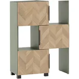 Schildmeyer Schieberegal Piazza 47-78 x 34,7 x 101,6 cm Pistazie