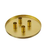 MARELIDA Stabkerzenhalter magnetisch D: 25cm Kerzentablett Advent