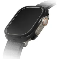 Uniq etui Valencia Apple Watch Ultra 49 mm. czarny/midnight black, Sportuhr + Smartwatch Zubehör, Schwarz