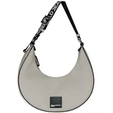 Karl Lagerfeld JEANS Damen Box Logo Halfmoon Bag Beige, One size