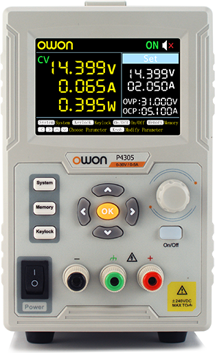 Owon P4603 programmierbares Labornetzgerät 1CH 0-60V / 0-3A 180W Auflösung 1mV /...