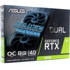 Asus Dual GeForce RTX 3050 OC 8 GB GDDR6 90YV0HH0-M0NA00