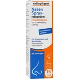 Ratiopharm NASENSPRAY-ratiopharm Erwachsene 15 ml