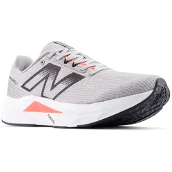 Laufschuh NEW BALANCE "FUELCELL PROPEL V5", Gr. 45,5, rain cloud, urgent rot, schwarz cement, Synthetik, sportlich, Schuhe