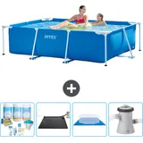Rechteckiger Frame Pool - 220x150x60 Cm - 5-teilig  S20816