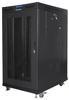 Lanberg FF01-8022-23BL Rack 22U Freistehendes Gestell Schwarz